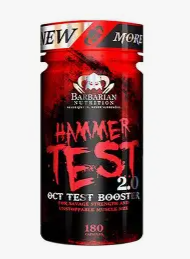 Barbarian Nutrition Hammer Test 2.0 180 Caps